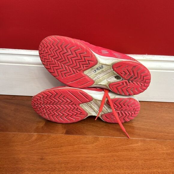 ASICS Women's Solution Speed FF Clay Tennis Shoes, Laser Pink/White size 7 - Picture 5 of 7